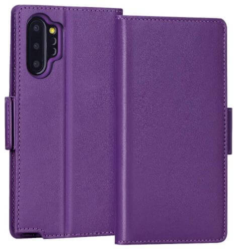 FYY Leather Wallet Case for Galaxy Note 10 Plus