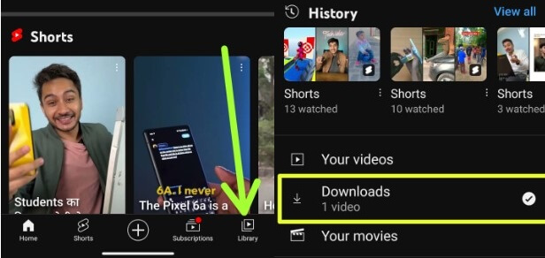 How to Access YouTube Video Downloaded on Android