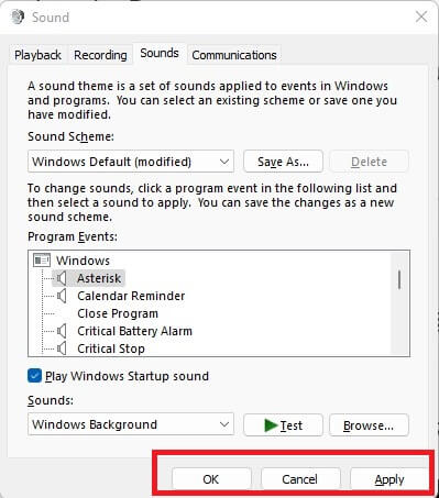How to Change System Sounds Windows 11
