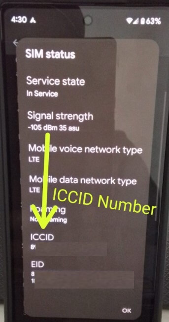How to Find ICCID Number (SIM Card Number) on Android