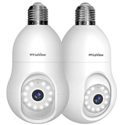LaView 4MP Bulb Security Camera