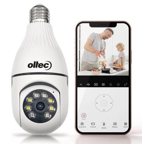 Oltec 360 Camera Light Bulb