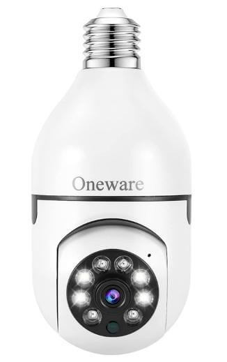Oneware Light Bulb Security Camera 2023