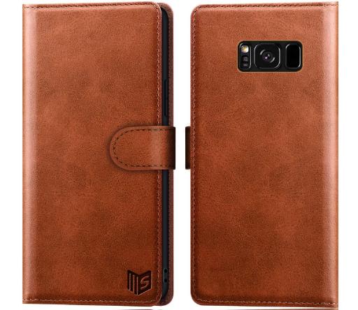 Suanpot Leather Wallet Case for Samsung Galaxy S8+