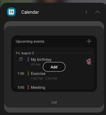 How to Add Smart Widget to Samsung Home Screen