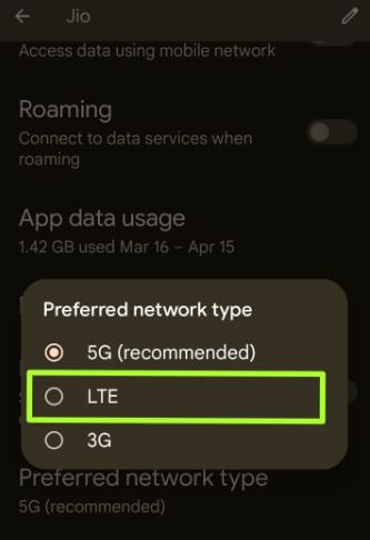 How to Turn Off 5G on Android 13 Stock OS