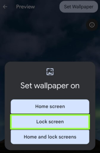 Change Lock Screen Wallpaper on Pixel 7 Pro and Pixel 7