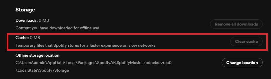 How to Clear Spotify Cache on Desktop