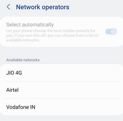 How to Change Mobile Network Operators on Samsung S23 and S22 Series
