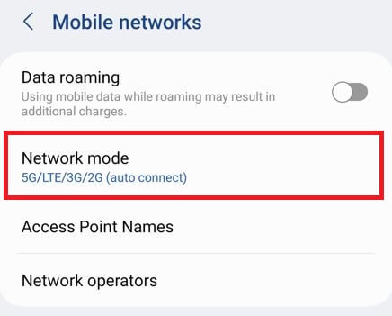 How to Change Network Mode on Samsung S23 Ultra, S23+, S22 Ultra, S22+