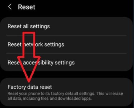How to Factory Reset Samsung S23 and S22 using Phone Settings