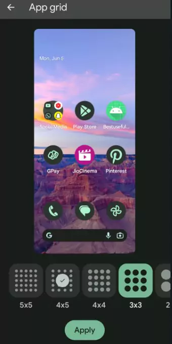 how-to-change-app-grid-size-home-screen-on-android-phones