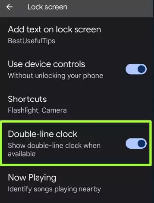 how-to-enable-or-disable-double-line-clock-from-lock-screen-on-pixel-6481d27105f2f