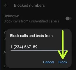 How to block a number on Pixel 7 Pro, Pixel 7, Pixel 7a