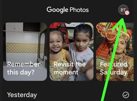 Open the Google Photo app in your Google Pixel 7 and Pixel 7 Pro