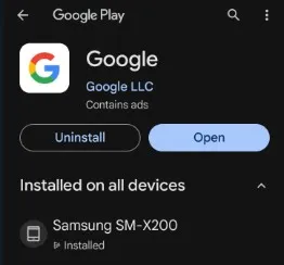 Check for Google App Update on your Android Phone