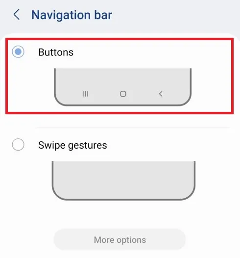 How to Change the Navigation Bar on Samsung Galaxy to 3 Button Navigation Bar