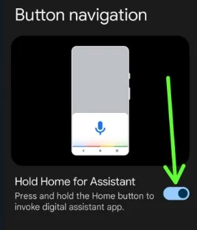 Long-press the home button to launch the Google Assistant on your Android 14