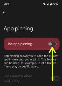 How to Enable App Pinning on Google Pixel 8 Pro