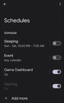 How to Set Schedule for Sleeping, Event, and Game Dashboard on Google Pixel Devices