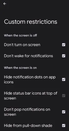 Set Custom Restrictions for notifications on your Pixel 8 Pro