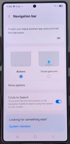 How to Enable Full Screen Gesture in Samsung S25 Ultra, S25 Plus, S25 Edge, S25