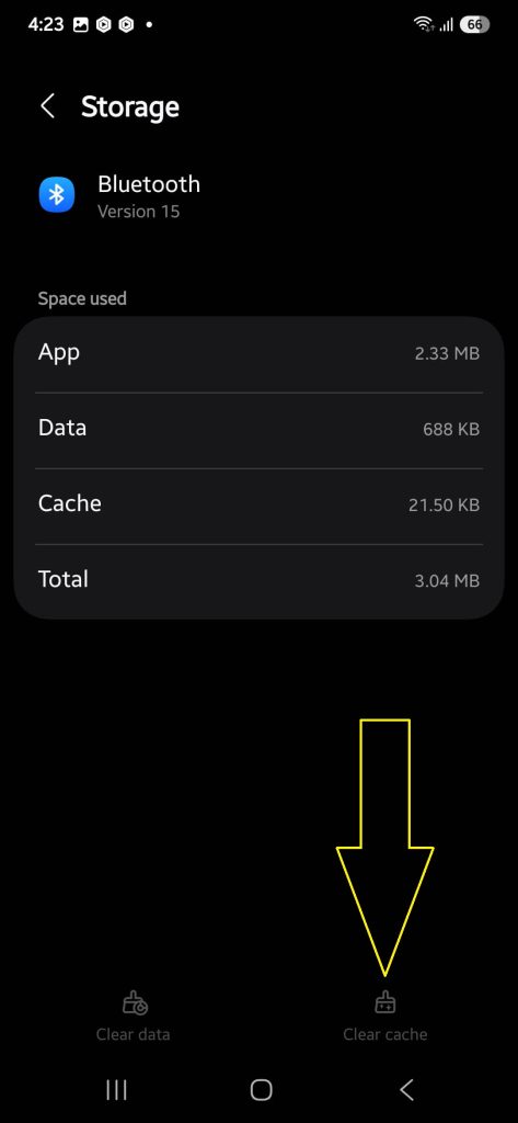 Remove Bluetooth Cache on Samsung S25 Ultra