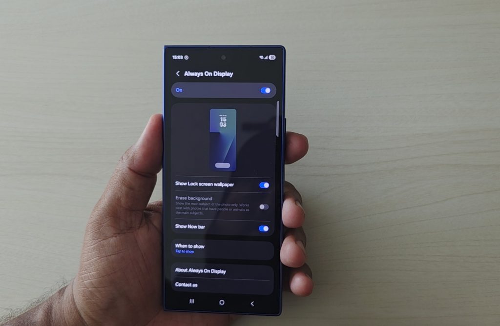 How to Customize Always On Display Samsung Z Fold 7