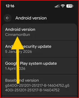 Android 17’s Codename CinnamonBun
